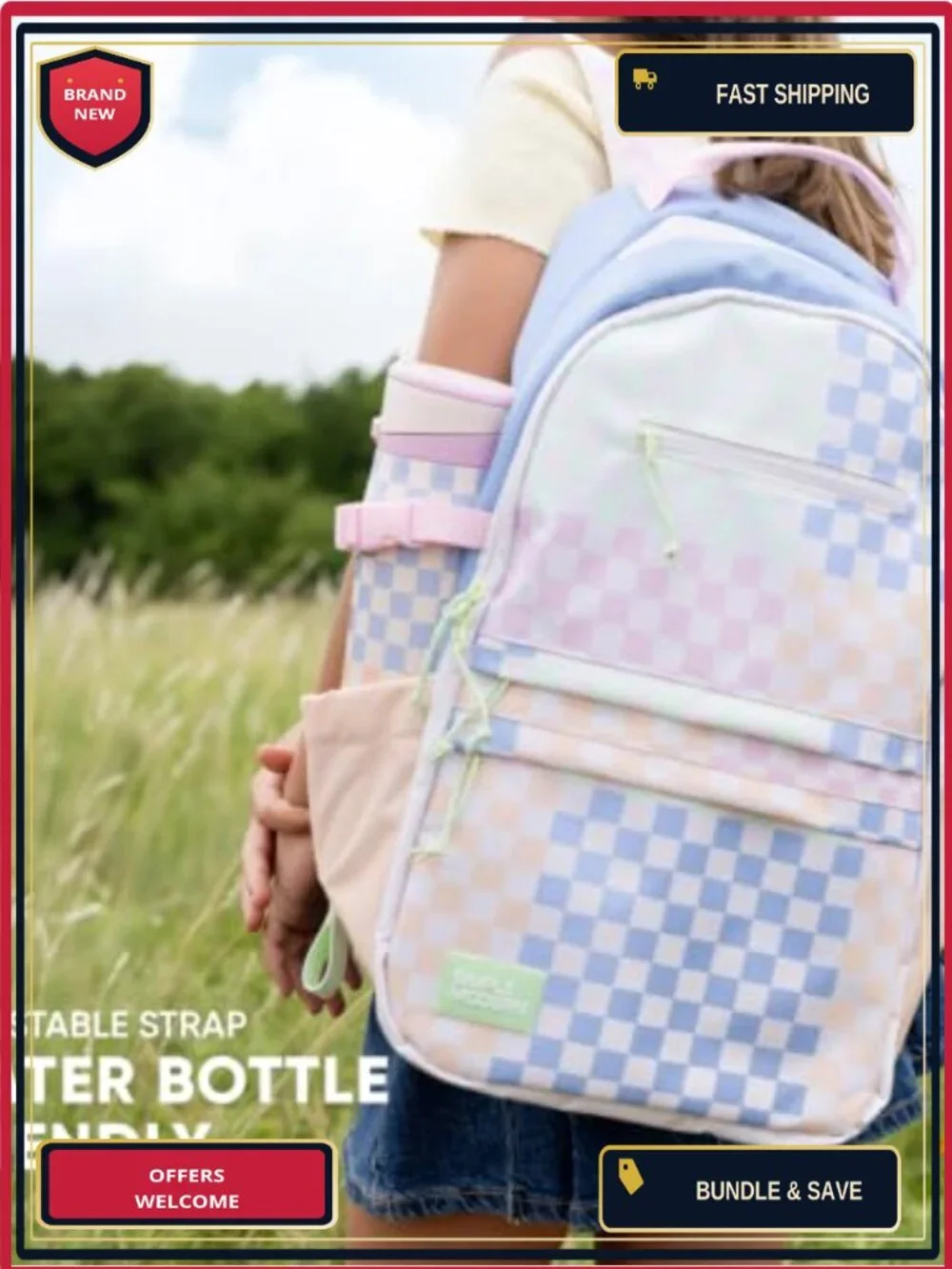 20L Laptop Backpack for School Kids Teens Cordura Polyester Daypack